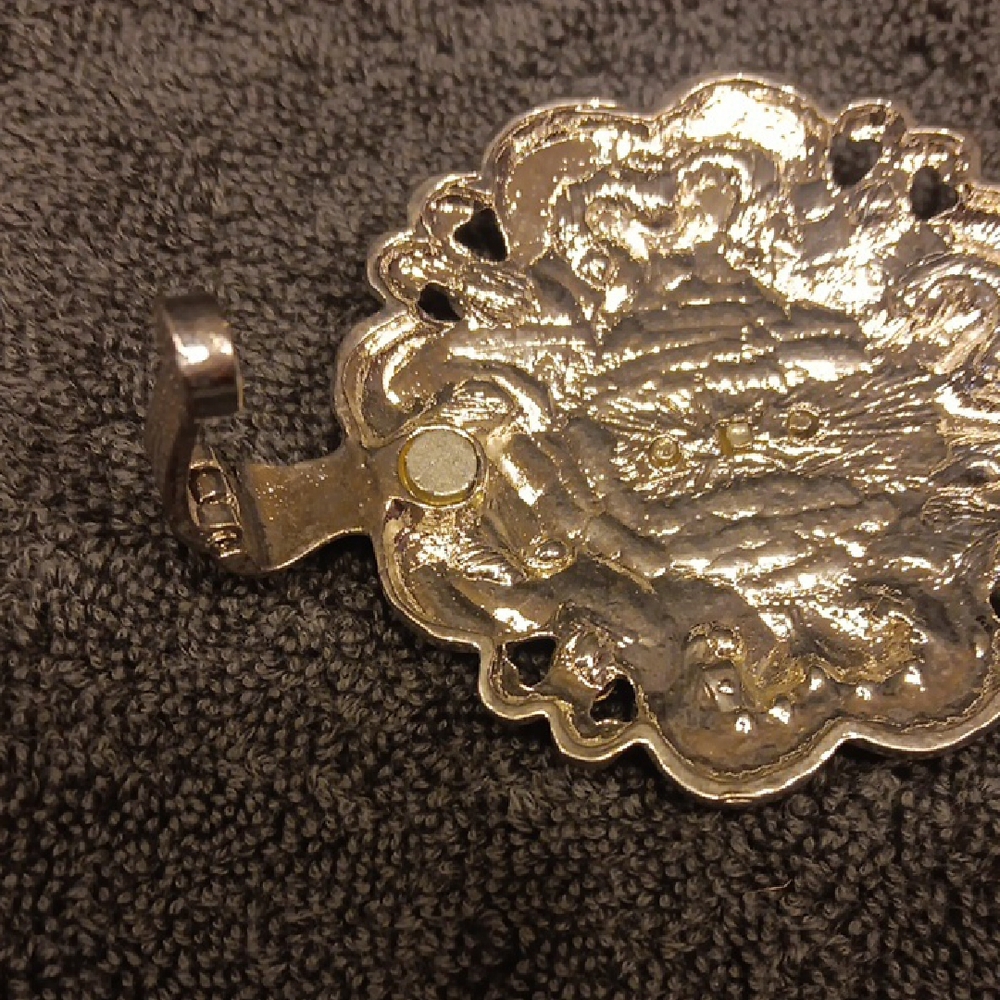 Cross Pendant with Crystals - Picture 4 of 6